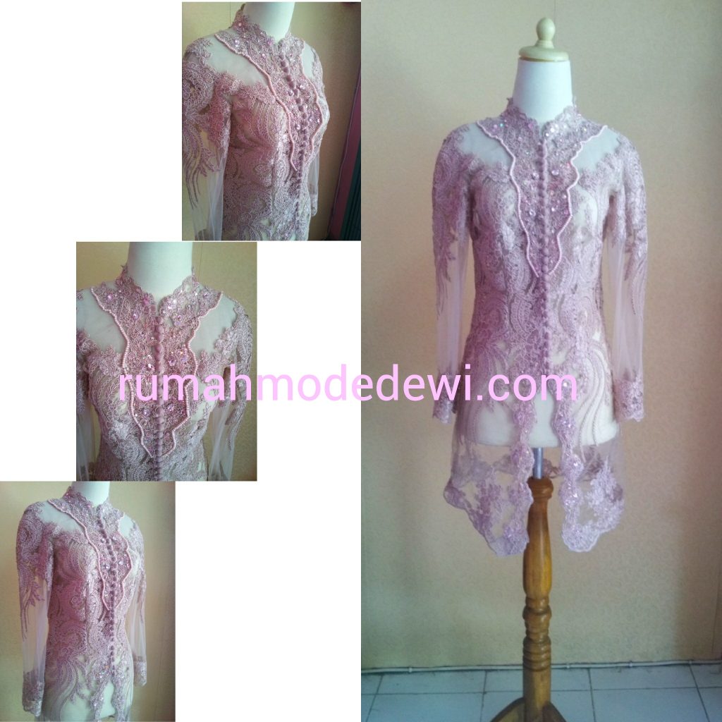 Kebaya Seragam Ibu Warna Pink Magenta