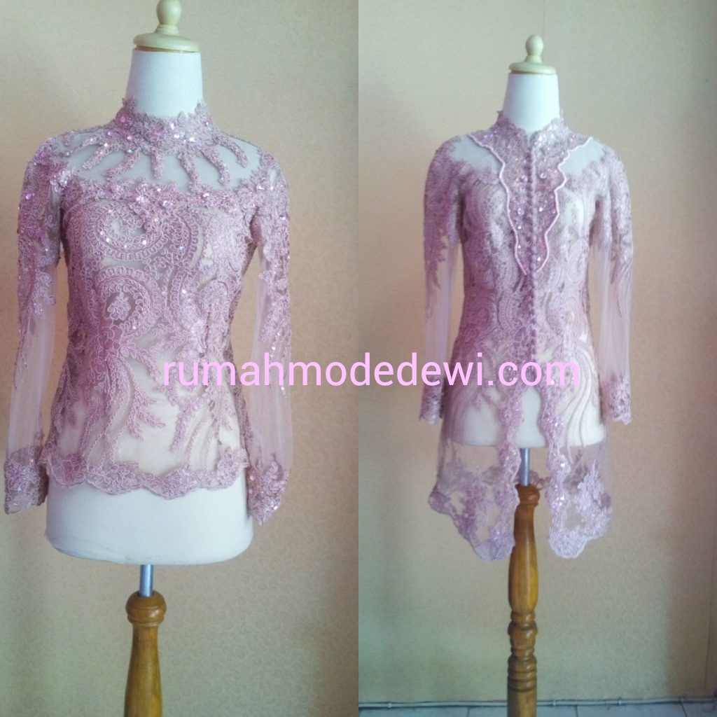 Kebaya Seragam Ibu Dan Anak Warna Pink Magenta