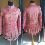 Kebaya Muslim Pink Prada Peplum