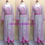 Dress Gamis Polkadot Pink